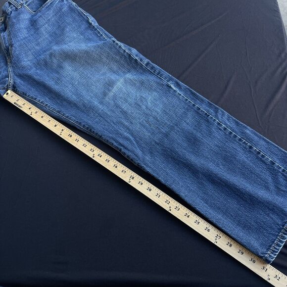 Calvin Klein Mens Jeans Size 36 x31 Relaxed Straight Blue Denim Casual Everyday - Picture 11 of 12